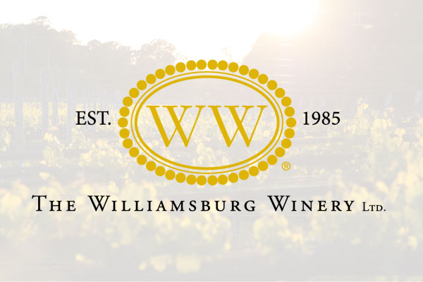 Williamsburg Winery logo over image