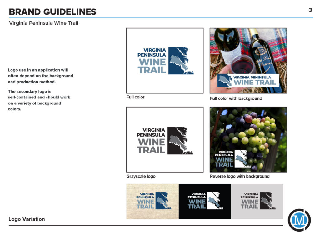 Virginia Peninsula Wine Trail Brand Guidelines